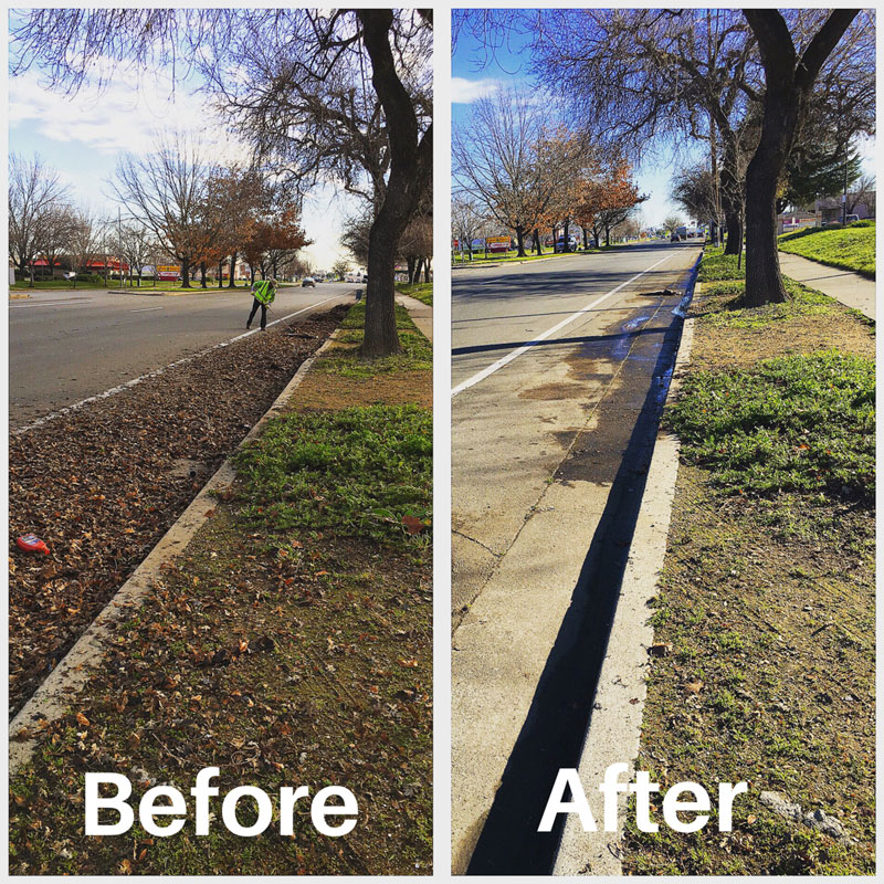 Mack Road Before and After